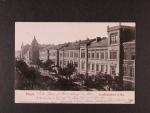 Plzeň - čb. fotopohlednice, Ferdinandova třída, použitá, dlouhá adresa