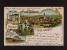 MÍSTOPIS - Velké Meziříčí - barevná litografická pohlednice, použitá 1906