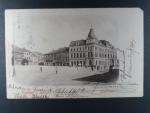 Přerov, čb. pohl. Náměstí, prošlá 1901