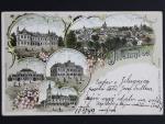 Jilemnice okr Semily, litografie prošlá 1899