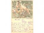 A.Mucha, fr. lito. - Adulthood -, pošt. prošlá 1900