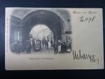 Brno - Orlí ulice (Adlergasse) - Měníská brána (Mönizerthot), prošlá 1898
