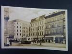 Brno - Malinovského nám. (Theaterplatz), fotopohlednice, prošlá 1952