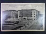 Brno - Malinovského nám. (Theaterplatz), fotopohlednice, prošlá 1938