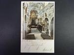Brno - Jezuitská (Jesuitengasse), vnitřek chrámu, prošlá 1901