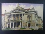 Brno - Malinovského nám. (Theaterplatz) Zemské divadlo, prošlá 1922