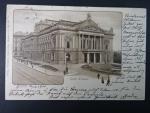 Brno - Malinovského nám. (Theaterplatz) Zemské divadlo, prošlá 1901