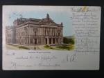 Brno - Malinovského nám. (Theaterplatz) Zemské divadlo, prošlá 1900