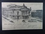 Brno - Malinovského nám. (Theaterplatz) Zemské divadlo, prošlá 1904