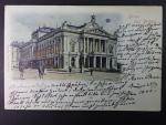 Brno - Malinovského nám. (Theaterplatz) Zemské divadlo, prošlá 1902