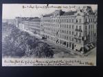 Brno - Koliště (Theresienglacis), prošlá 1904, stopa po přišpendlení