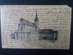 Brno - Moravské náměstí (Lažánského nám.), prošlá 1899, utržený rožek