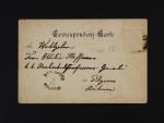 Maria Zell - bar. litograf. koláž, použitá 1892, odlepená zn.