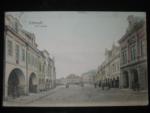 Litomyšl, bar. pohl. Dolní náměstí, prošlá 1903