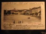 Mor. Krumlov, bar. pohl. náměstí, prošlá 1901