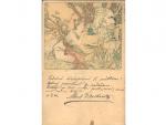 A.Mucha, fr. lito. - Old Age -, pošt. prošlá 1904