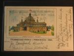 Pardubice, bar. litograf. pohl. Východočeská výstava 1903, prošlá
