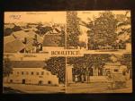 Bohutice u Mor. Krumlova, čb. pohlednice, prošlá 1922, odpadené zn.