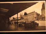 Brno, čb. fotopohlednice, Wilsonovo nám., prošlá 1931