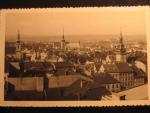 Brno, čb. fotopohlednice, celkový záběr, neprošlá