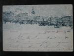 Brno, Zelný trh (v mrazu), prošlá 1902