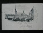 Brno, nám. Svobody, prošlá 1899, stržená zn.