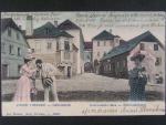 Jindřichův Hradec,koláž, prošlá 1905