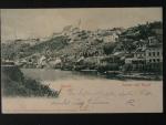 Znojmo, pohled od Dyje, prošlá 1899