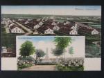 Milovice, vojenský tábor a zajatecký hřbitov, prošlá 1929