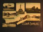 Česká Skalice, bar. vícezáběrová pohl., prošlá 1907