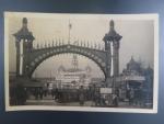 Praha, čb. fotopohlednice Výstaviště, prošlá 1928