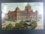 Praha Museum král. Českého, prošlá 1911