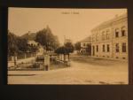 Hranice, čb. fotopohlednice, prošlá 1916