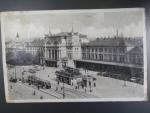 Brno, Nádraží., prošlá 1925, odpadená zn.