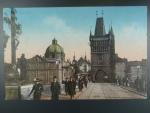 Praha Karlův most, prošlá 1904