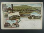Zlaté Hory (Zuckmantel), bar. vícezáběrová litograf. pohl., prošlá 1900