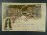 Karlovy Vary, bar. vícezáběrová litograf. pohl., prošlá 1902