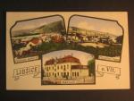 Libšice, bar. vícezáběrová pohl., prošlá 1925