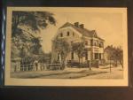 Merklín, čb. pohl. hotel Penzion, prošlá 1935