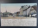Vrchlabí  (Hohenelbe), Rathausplatz, prošlá 1906