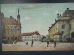 Prostějov, zámek a sokolovna, prošlá 1912