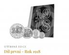 KRONIKA PRVNÍ REPUBLIKY díl 1. 1918 stříbrné vydání - Unikátní Kronika o historii a bankovkách 1.republiky