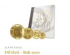 KRONIKA PRVNÍ REPUBLIKY díl 3. 1920 zlaté vydání - Unikátní Kronika o historii a bankovkách 1.republiky