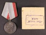 Medaile veterán práce + originální krabička