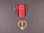Pamětní medaile čs. armády v zahraničí + miniatura
