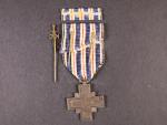 Pamětní odznak SNG - Kříž za věrné služby s podpisem medailéra + odznak