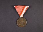Bronzová medaile za statečnost 1914-17 nová stuha