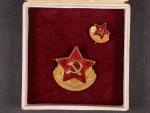 Odznak a miniatura Vzorný pracovník Státního obchodu, značka výrobce Zukov Praha