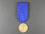 Služební medaile vermachtu 3.tř. za 12 let služby, nová stuha