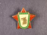 Odznak vzorný pomocník pohraniční stráže ČSSR, starší provedení, výrobce M.K.